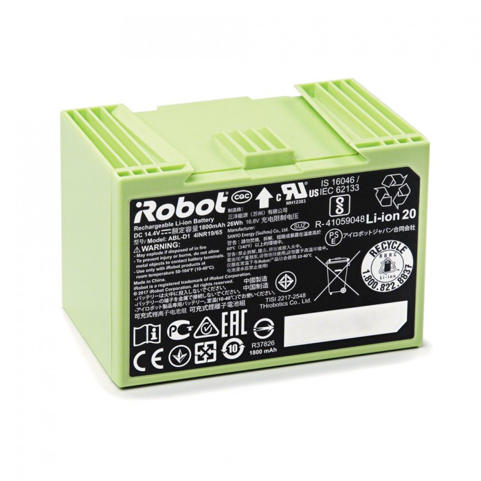 ROOMBA Аккумуляторная батарея Li-ion,1800 mAh для Roomba серии e, i салатовая